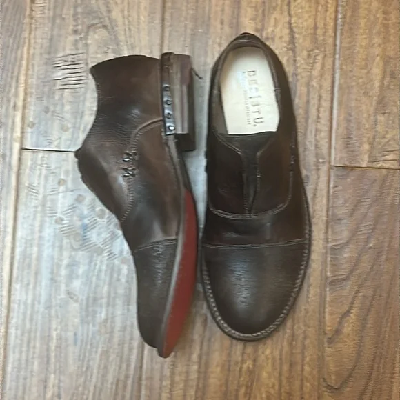 BED|STU Women’s Rose Dark Brown Leather Loafers - Picture 7 of 16